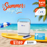 New Arrival VARON  1-8L Pulse Flow Portable Oxygen Concentrator NT-08G
