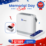 New Arrival VARON  1-8L Pulse Flow Portable Oxygen Concentrator NT-08G