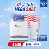 New Arrival VARON  1-7L Portable Oxygen Concentrator VP-8 Lite
