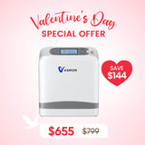 New Arrival VARON  1-7L Portable Oxygen Concentrator VP-8 Lite