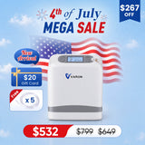 New Arrival VARON  1-7L Portable Oxygen Concentrator VP-8 Lite