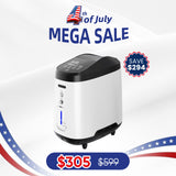 Upgraded VARON 1-8L/min Home Oxygen Concentrator 105W Pro