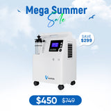 VARON FDA Approved 5L Medical Grade Home Oxygen Concentrator Serene 5