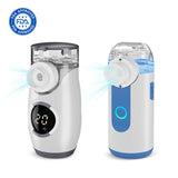 Hot Sale Bundle FDA Approved Portable Nebulizer 135B Black + 133 Blue