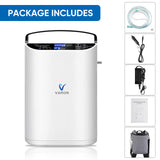 Upgraded 1-5L Pulse Flow Portable Oxygen Concentrator NT-01 + One Free Oximeter
