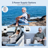 VARON 1-6L Continuous Flow Portable Oxygen Concentrator NT-06 + 2 Extra Batteries丨Up To 6 Hours