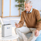 VARON 1-6L Continuous Flow Portable Oxygen Concentrator NT-06 + 2 Extra Batteries丨Up To 6 Hours
