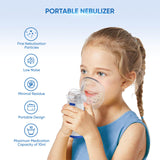 Hot Sale Bundle FDA Approved Portable Nebulizer 135B Black + 133 Blue