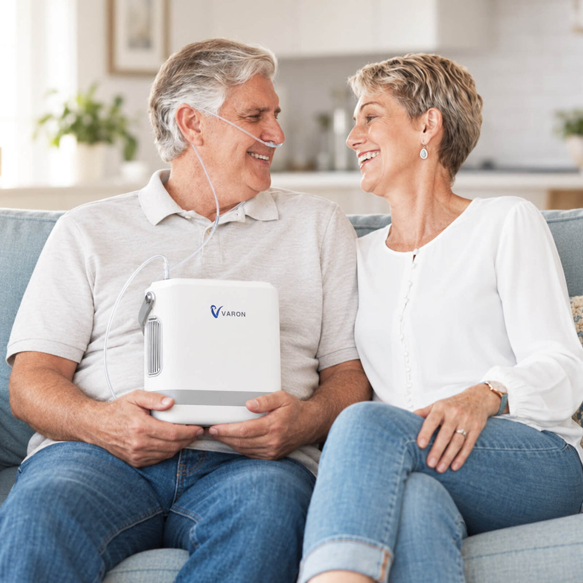 Flagship VARON  1-8L Pulse Flow Portable Oxygen Concentrator NT-08G