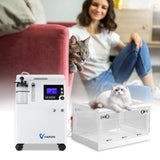 Pet Oxygen Chamber & Serene 5 Oxygen Concentrator Combo for Pet Continuous Oxygen Therapy