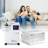 Pet Oxygen Chamber & Serene 5 Oxygen Concentrator Combo for Pet Continuous Oxygen Therapy
