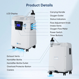 VARON 10L Home Oxygen Concentrator Serene 10