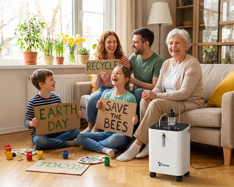 VARON 1-10 L/min Home Oxygen Concentrator Serene 3