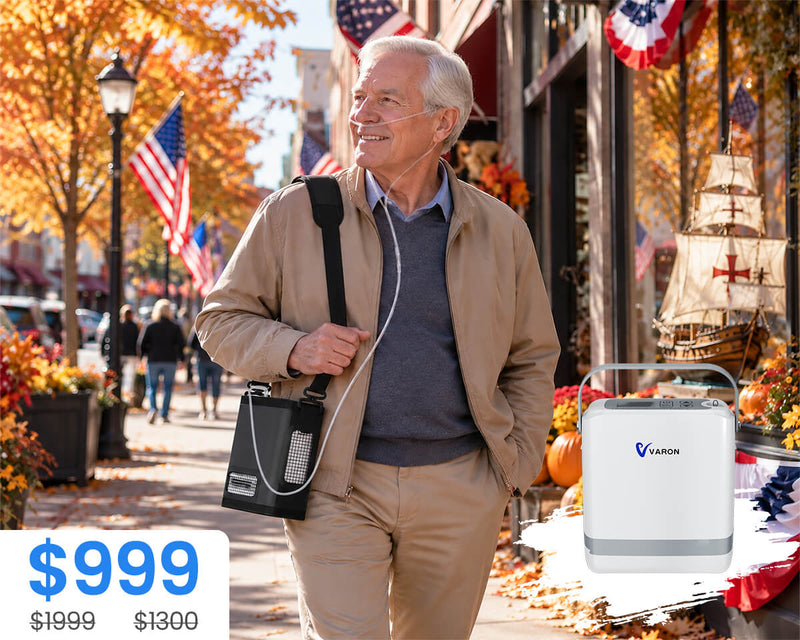 Flagship VARON  1-8L Pulse Flow Portable Oxygen Concentrator NT-08G