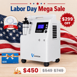 VARON FDA Approved 5L Medical Grade Home Oxygen Concentrator Serene 5