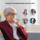 Hot Sale Bundle FDA Approved Portable Nebulizer 135B Black + 133 Blue