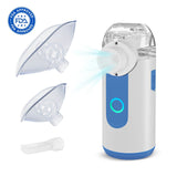 Hot Sale Bundle FDA Approved Portable Nebulizer 135B Black + 133 Blue