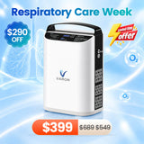 Upgraded VARON 1-5L Pulse Flow Portable Oxygen Concentrator NT-01