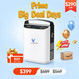 Upgraded VARON 1-5L Pulse Flow Portable Oxygen Concentrator NT-01