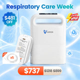 Best Selling🔥4.85lbs Lightweight 1-5L Portable Oxygen Concentrator NT-02