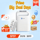 Best Selling🔥4.85lbs Lightweight 1-5L Portable Oxygen Concentrator NT-02