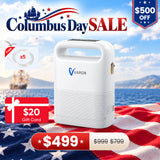 Best Selling🔥4.85lbs Lightweight 1-5L Portable Oxygen Concentrator NT-02