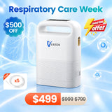 Best Selling🔥4.85lbs Lightweight 1-5L Portable Oxygen Concentrator NT-02