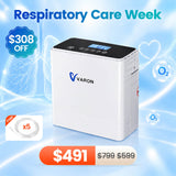Best Selling VARON 1-6L Continuous Flow Portable Oxygen Concentrator NT-06