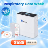 Best Selling VARON 1-6L Continuous Flow Portable Oxygen Concentrator NT-06