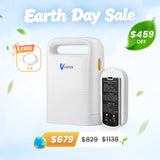 1-5L Portable Oxygen Concentrator NT-02+An Extra 8 Cell/ 16 Cell Battery