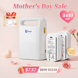 Best Selling🔥4.85lbs Lightweight 1-5L Portable Oxygen Concentrator NT-02