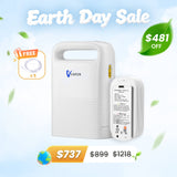 1-5L Portable Oxygen Concentrator NT-02+An Extra 8 Cell/ 16 Cell Battery
