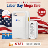 1-5L Portable Oxygen Concentrator NT-02 + An 16 Cell Battery