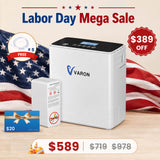 Best Selling VARON 1-6L Continuous Flow Portable Oxygen Concentrator NT-06