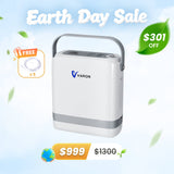 New Arrival VARON  1-8L Pulse Flow Portable Oxygen Concentrator NT-08G