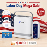 New Arrival VARON  1-8L Pulse Flow Portable Oxygen Concentrator NT-08G