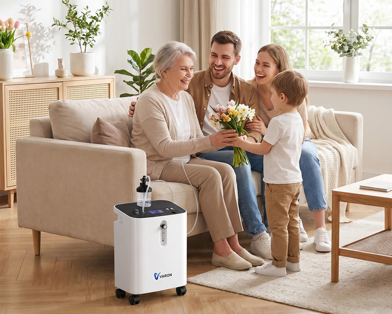 VARON 1-10 L/min Home Oxygen Concentrator Serene 3